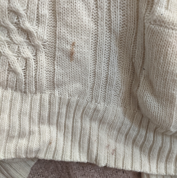 White Knitted Sweater - Picture 4 of 4